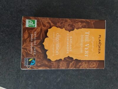 Thé vert biologique badiane coriandre