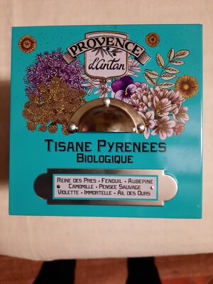 Tisane Pyrénées Biologique front packaging