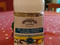 Sel fin de camargue romarin citron