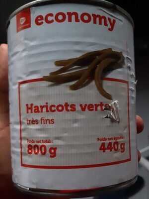 Haricots verts très fins