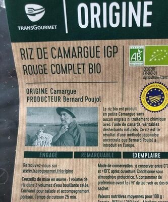 Riz rouge de Camargue