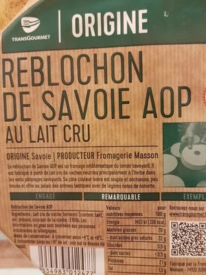 Reblochon au lait cru