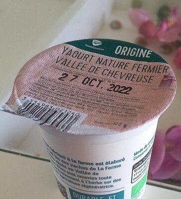 Yaourt nature fermier vallée de chevreuse