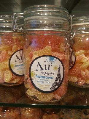 Air de Paris, bonbons saveur orange citron