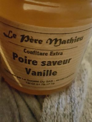 Confiture poire vanille
