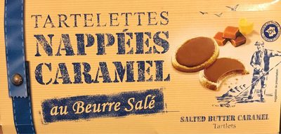 Tartelettes Nappées Caramel Beurre Salé front packaging
