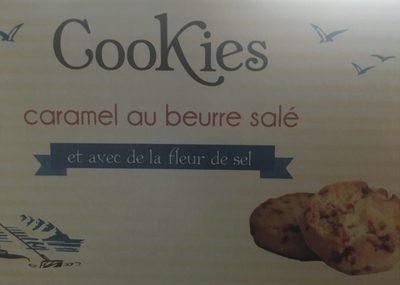 Cookies Caramel au beurre salé front packaging