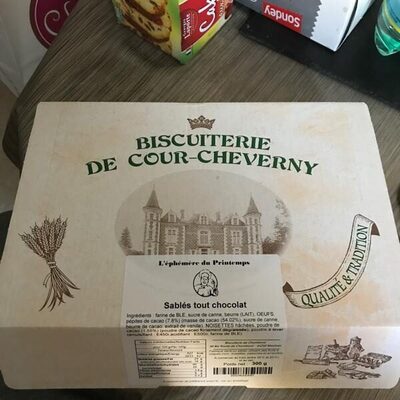 Biscuiterie de Cour-Cheverny - Sablés tout chocolat,