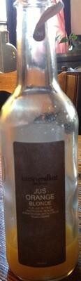 Jus d'orange blonde front packaging