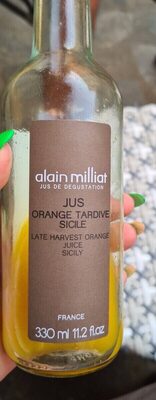 Jus orange tardive sicile