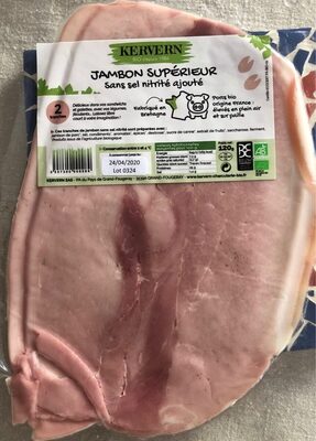 Jambon supérieur sans sel nitrités ajouté