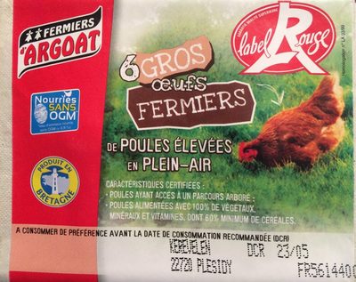 Oeuf front packaging