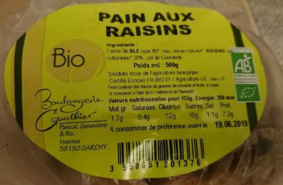 Pain aux raisins