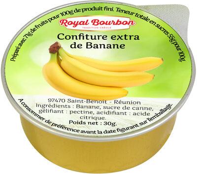 Coupelle confiture banane