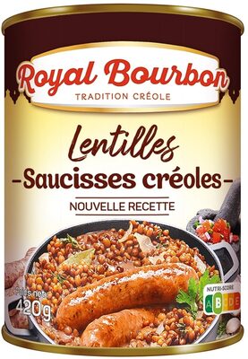 Lentilles aux saucisses créoles 1/2