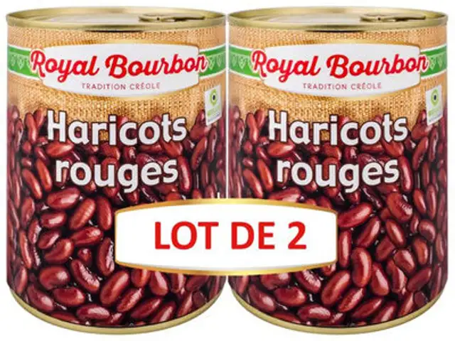 Lot de 2 haricots rouges naturel 4/4 front packaging