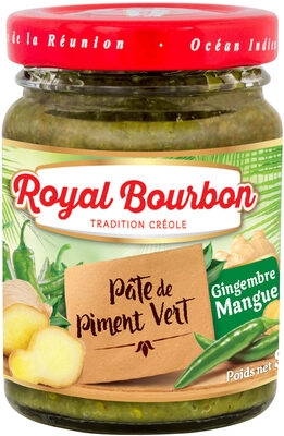 Pate de piment vert gingembre