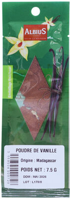 Vanille poudre sachet