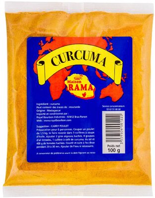 Curcuma import sachet 100g rama