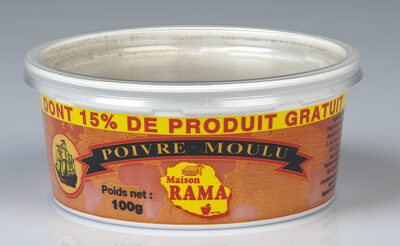 Poivre fin pot 100g 15% offert rama front packaging