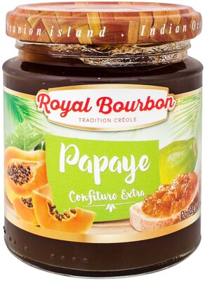 Confiture papaye front packaging