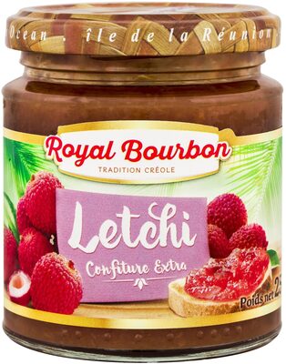 Confiture letchis front packaging