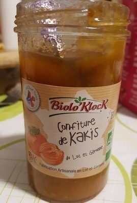 Confiture de kakis front packaging