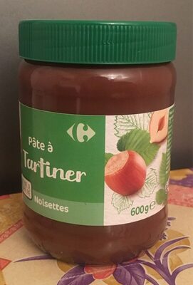 Pâte à tartiner Noisette Sans huile de palme front packaging
