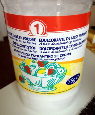 Édulcorant de table en poudre