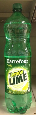 Classic' saveur Lemon Lime sans conservateur , soda avec sucre et édulcorant