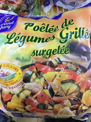 Poêlée de légumes grillés surgelée