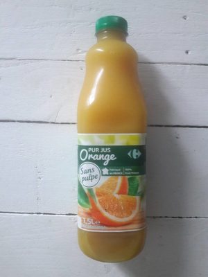 Pur jus d'orange pressée