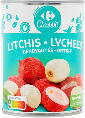 Litchis dénoyautés