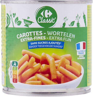 Carottes extra-fines