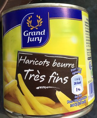 Haricots beurre Très fins