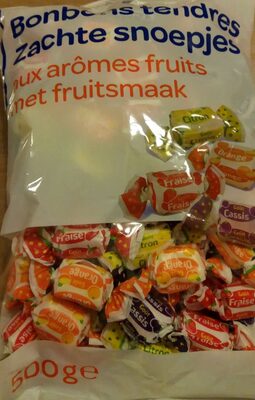 Bonbons tendres Saveurs fruits