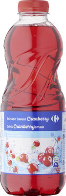 Boisson Saveur Cranberry front packaging