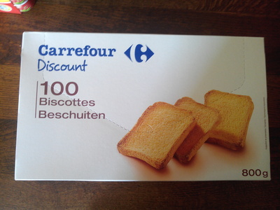 100 Biscottes front packaging