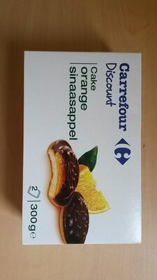 Cake orange front packaging