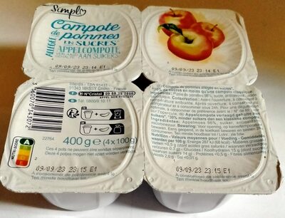 Compote de pommes