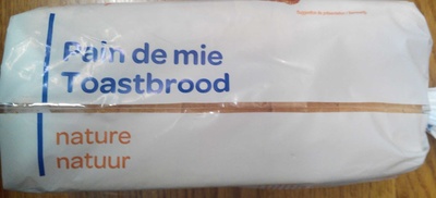 Pain de mie nature front packaging