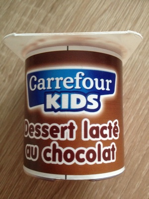 Dessert lacté au chocolat