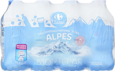 Eau minerale naturelle des alpes