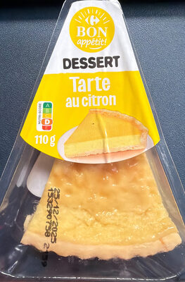 DESSERT Tarte au citron