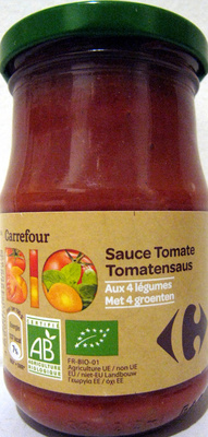 Sauce tomate aux quatre légumes