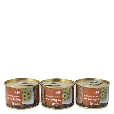 Aceituna verde en rodajas