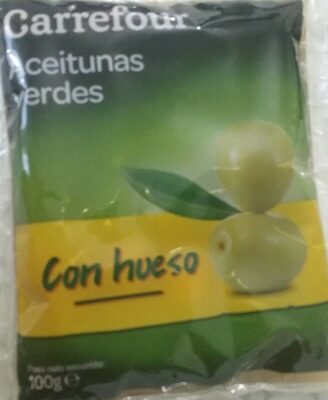 Aceitunas verdes con hueso