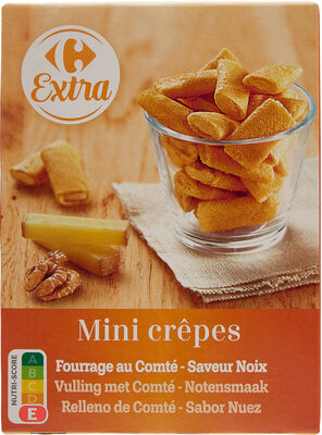 Mini crêpes Fourrage au Comté - saveur Noix