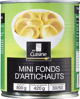 Fonds d'artichauts miniatures
