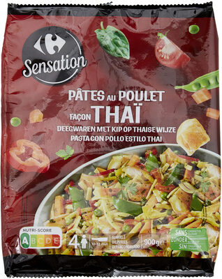 Pâtes au poulet façon Thaï